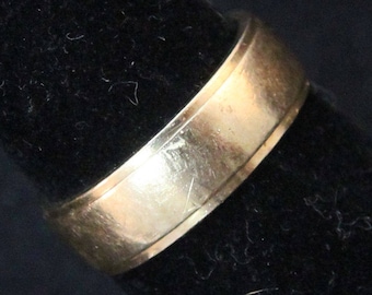 Estate 14K Solid Yellow Gold 4 Millimeter Wide Wedding Band 2.7 Grams Size 11.75 Signed CEMCO Christmas Gift Etsy