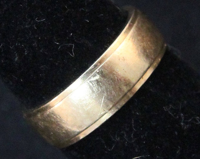 Estate 14K Solid Yellow Gold Wedding Band 5.96 MM 5 Grams Ring Size 5.5 Holiday Gift