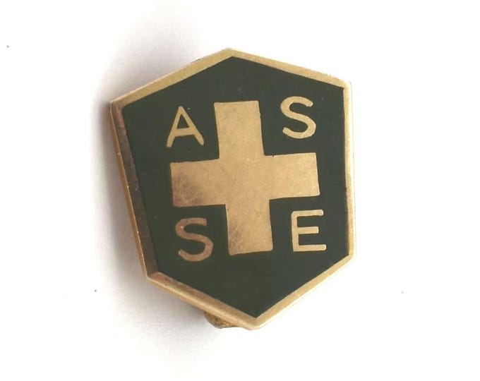 Vintage 14K Gold ASSE American Society of Safety Engineers Lapel Pin