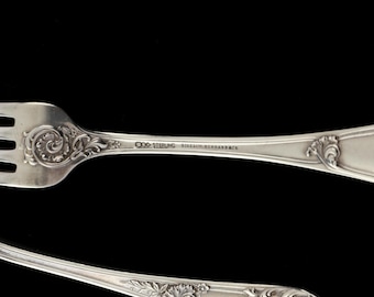 Antique Silver Fork Vintage 925 Solid Sterling Silver Dominick