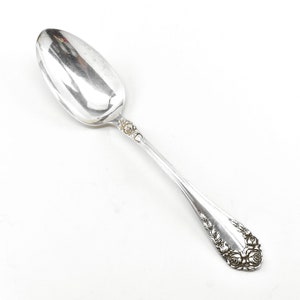 Estate Serving Spoon Watson Wallace Rose Vintage 925 Solid Sterling Silver Tablespoon 8.25 Inches Long Holiday Gift