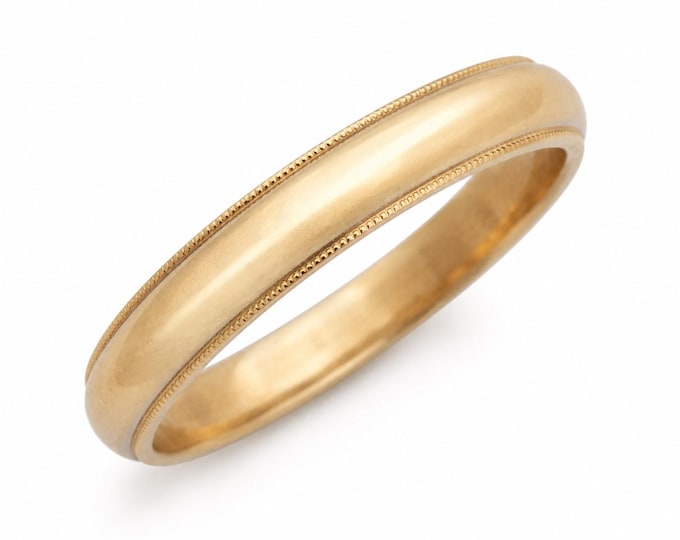 Estate 14K Yellow Gold Wedding Band, Size 6.5