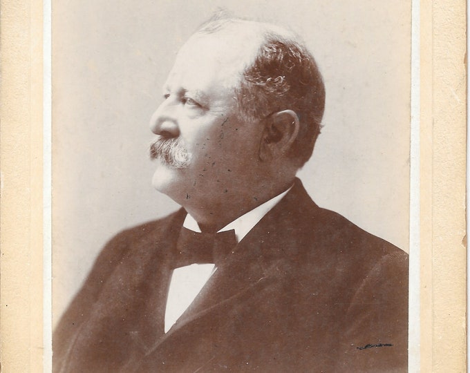Antique Photo Portrait of a Man Gentleman of Utica New York Photographed by Williams & Keller circa 1910