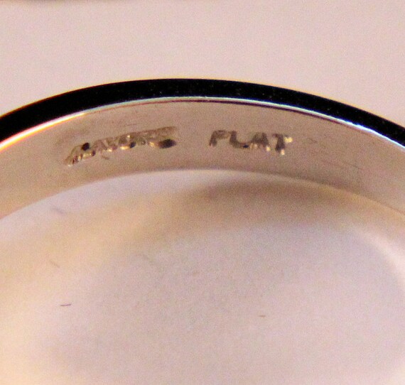 Estate Diamond Ring Vintage Solid Platinum Natura… - image 3