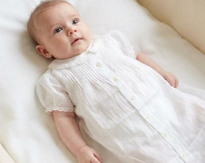 Vintage Christening Dress with Slip North Carolina Provenance