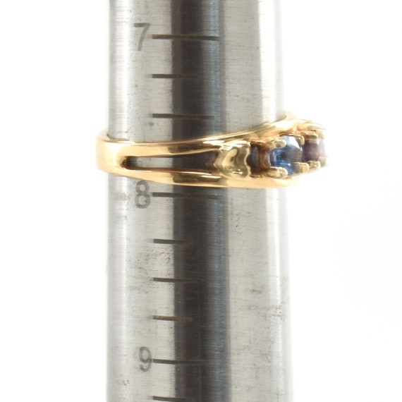Estate Gemstone Ring Vintage 10K Solid Yellow Gol… - image 8