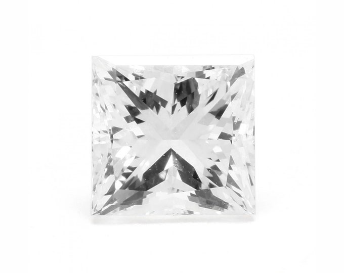 Natural Princess Cut Diamond 1 Carat D Color VS1 Clarity GIA Certified Unmounted Gemstone April Birthstone Engagement Holiday Gift