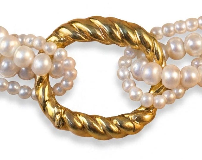 Estate 18K Yellow Gold Rope Clasp - Signed Cellino