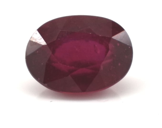 Natural Ruby Unmounted 2.85 Carat Oval Cut Loose Gemstone July Birthstone Holiday Gift