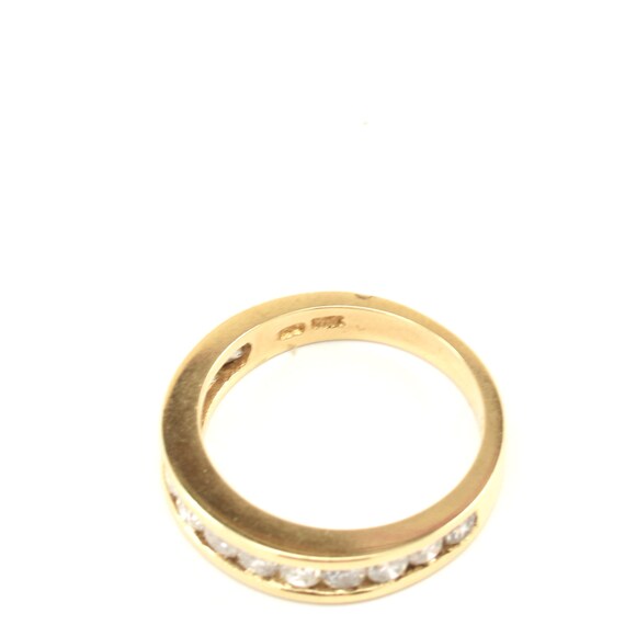 Estate Diamond Ring Vintage 14K Solid Yellow Gold… - image 7