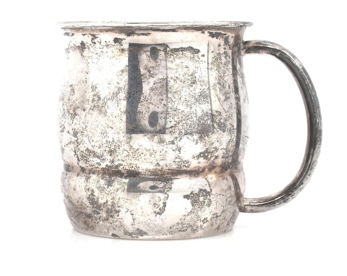 Estate Baby Cup Vintage Towle 10782 Pattern 925 Solid Sterling Silver Holiday Gift