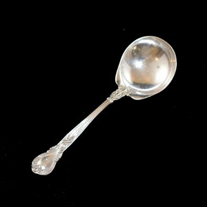 Georgian by Towle Sterling Silver Bouillon Soup Spoon Gold Washed 5 1/4" 