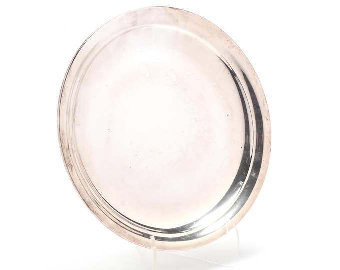 Vintage Reed & Barton Sterling Silver Platter, 14" Round Tray