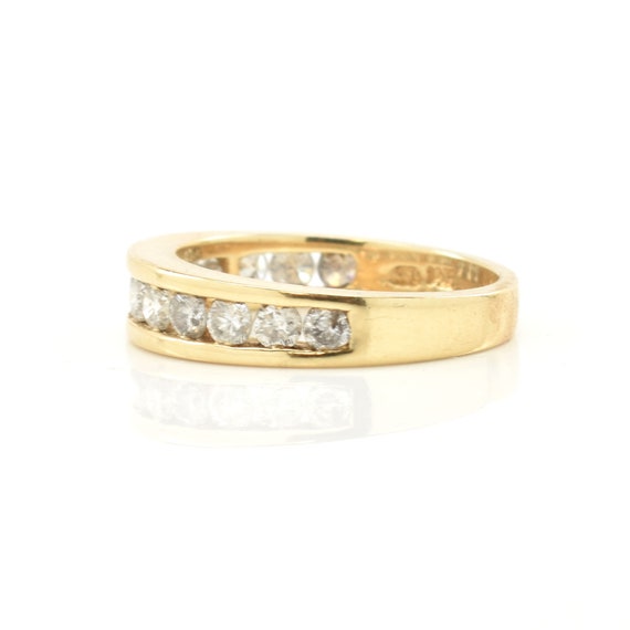 Estate Diamond Ring Vintage 14K Solid Yellow Gold… - image 6
