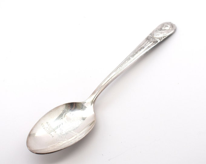 Vintage Silverplate James Monroe Spoon Estate Wm Rogers Presidents Series Monroe Doctrine Holiday Gift
