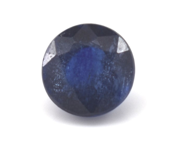 Natural Blue Sapphire Unmounted Round Cut 1.4 Carat Loose Gemstone Holiday Gift