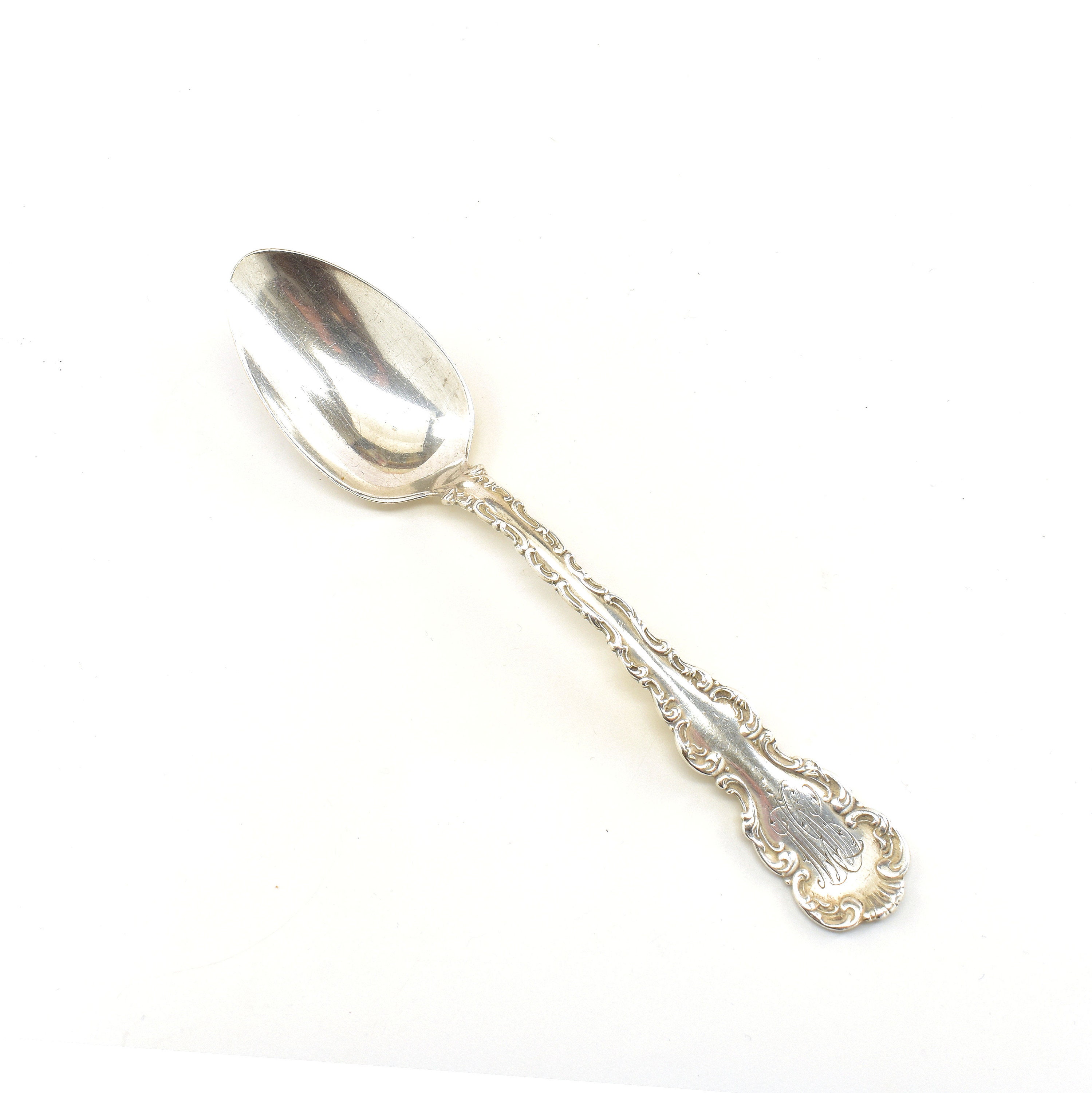 Estate Silver Teaspoon Whiting Louis XV Antique 925 Solid Sterling