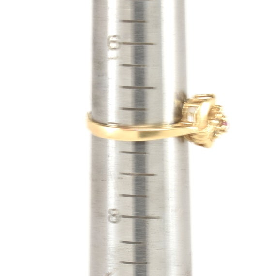 Estate Gemstone Ring Vintage 14K Solid Yellow Gol… - image 9