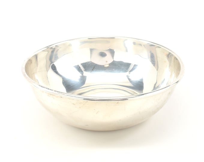 Estate Sterling Bowl Vintage 925 Solid Sterling Silver Small Round Bowl Signed MRR Perlita Taxco Mexico Holiday Gift