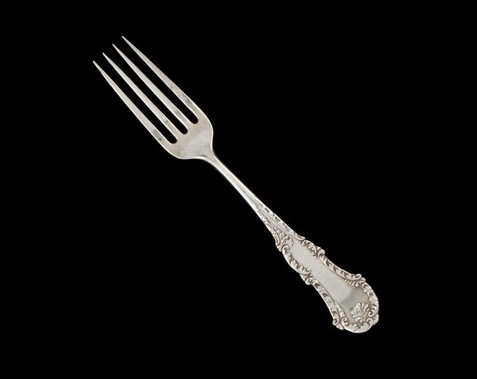 Antique Silver Fork Vintage 925 Solid Sterling Silver Frank M. Whiting 1891 George III Fork 6 3/4 Inches Holiday Gift