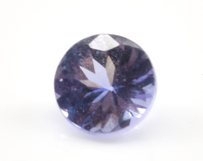 Natural Blue Tanzanite Unmounted .545 Carat Round Cut Tanzanite Loose Gemstone Holiday Gift
