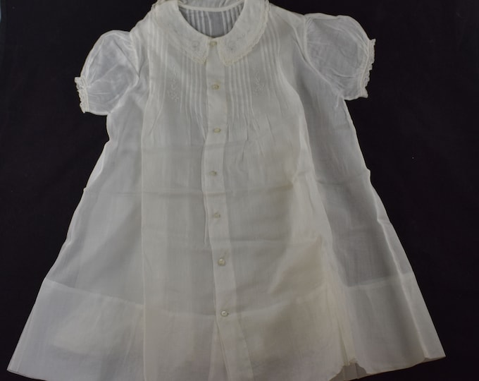 Vintage Christening Dress with Slip North Carolina Provenance