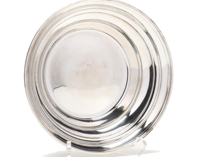 Estate Sterling Bowl Vintage 925 Solid Sterling Silver Round Vegetable Bowl by Kirk Steiff Holiday Gift