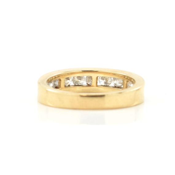 Estate Diamond Ring Vintage 14K Solid Yellow Gold… - image 5