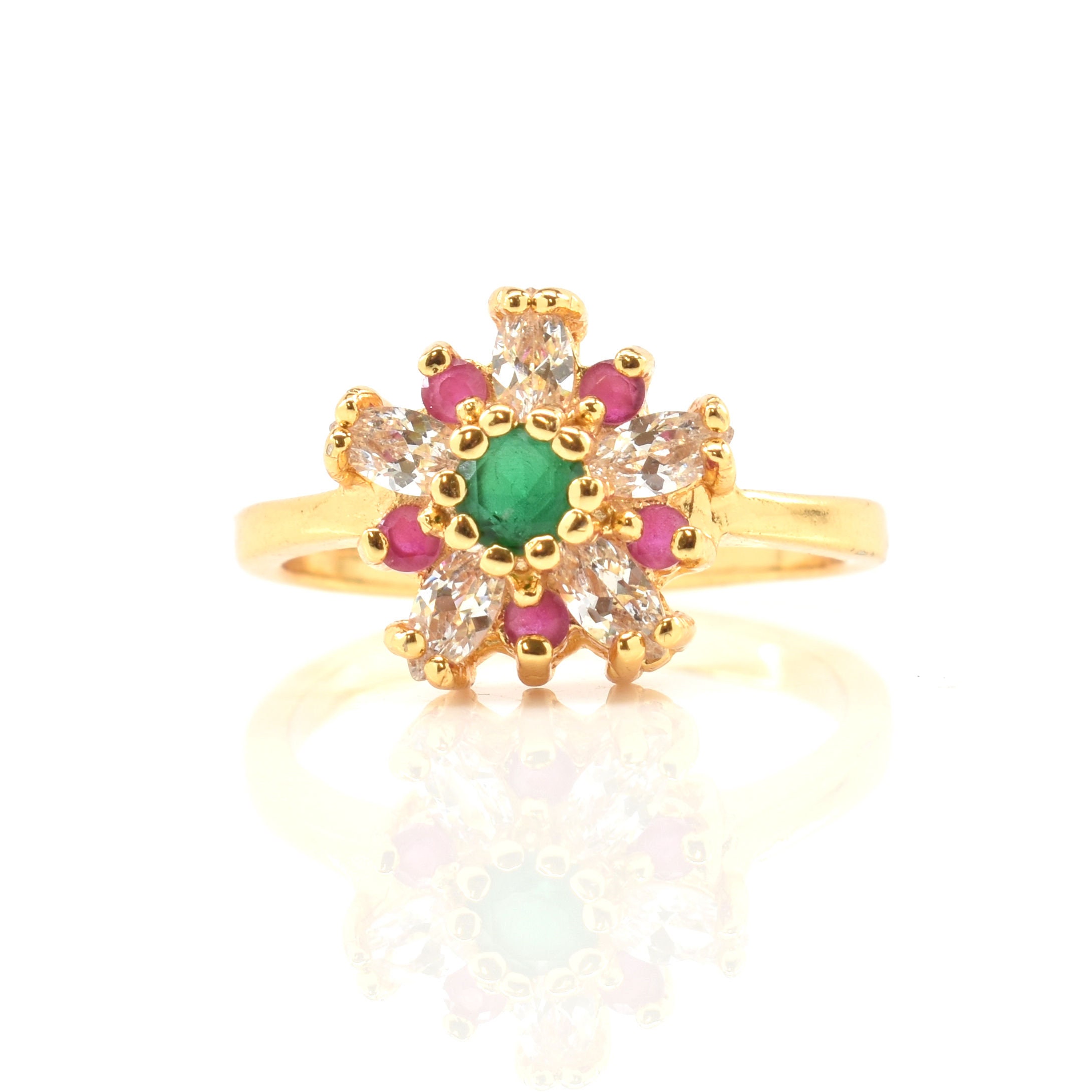 Buy Precia Gemstone Ring PTRDNVR353RN1 for Women Online | Malabar Gold &  Diamonds