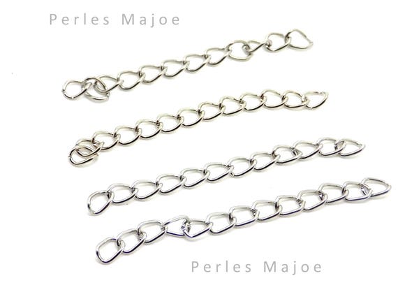 Lot De 32 Chaînettes D'extension Dorées Sans Nickel - Environ 5 Cm Chacune, Pour Bijoux Et Perles
