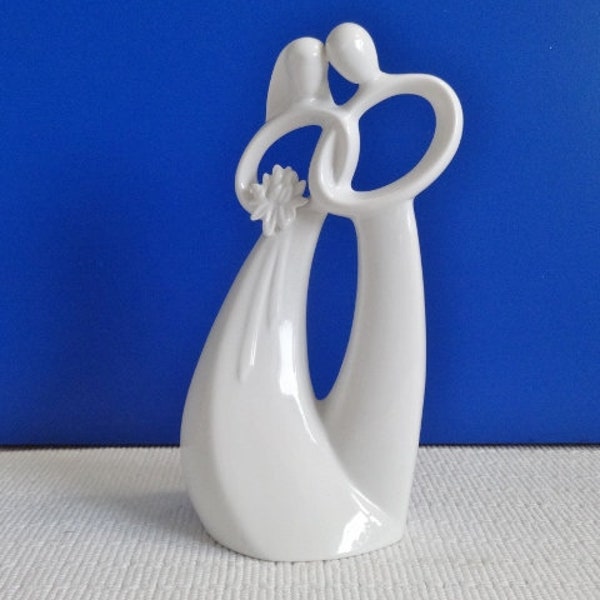 Circle of Love Enesco Figurine Kim Lawrence ' Forever ' Bride Groom 10" Great wedding Gift