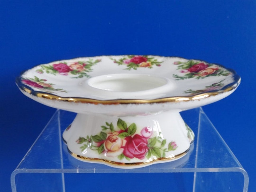 Royal Albert Old Country Roses Candle Holder Etsy