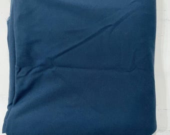 2 yd Navy Blue Jersey Knit Fabric: 4-Way Stretch (54" Wide)