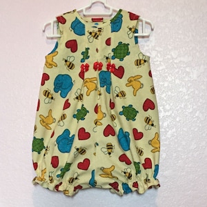 Cotton Toddler Romper: 12-18m Summer Clothes