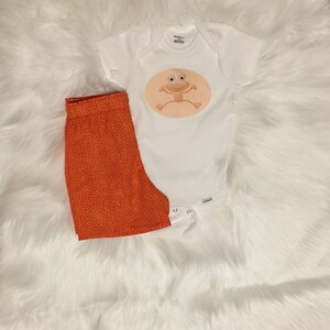 Baby Girl Shorts Set (12-18m): Cotton Onesie, Summer Outfit