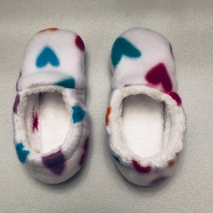 Fleece Toddler Slippers: Non-Slip Girl&#39;s Shoes, 1T (5 inch)