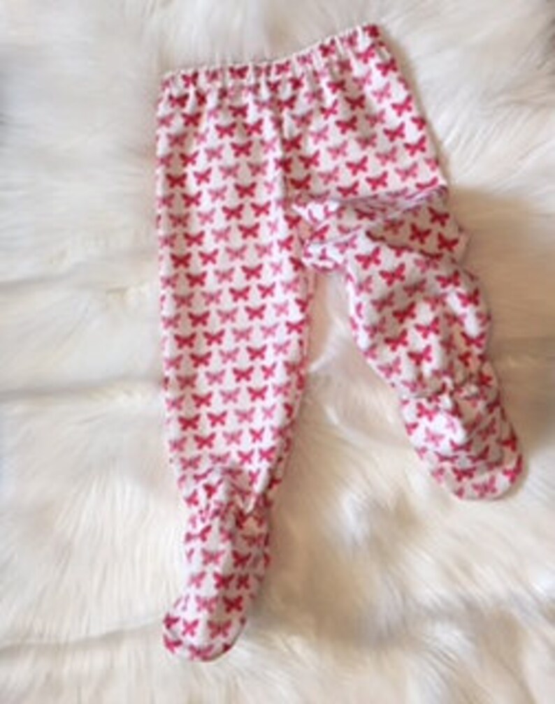 Girls size 2T Footed pajamas footed pajama pants Toddler Etsy