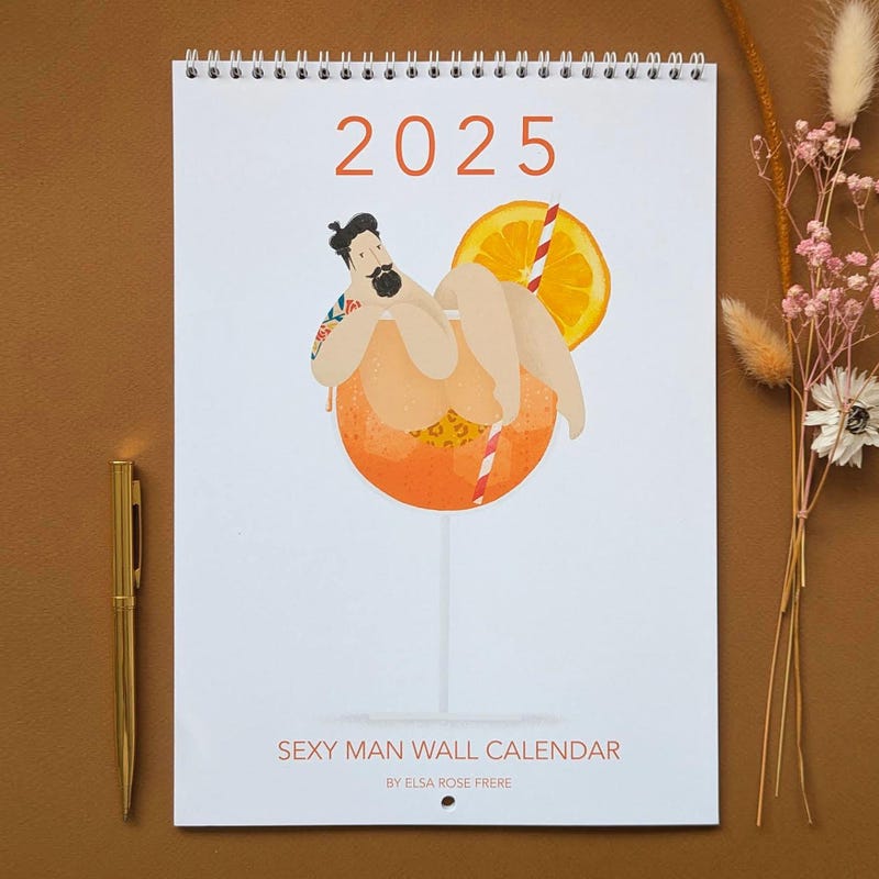 2025 Pin up Calendar Etsy