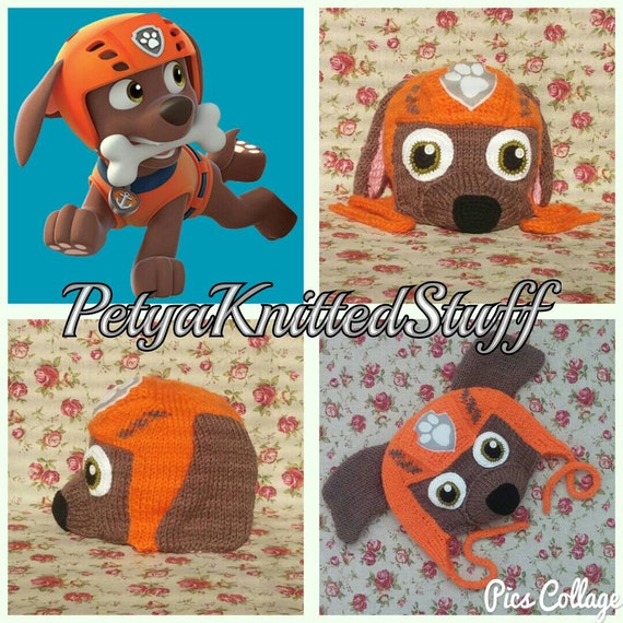 Zuma Inspired Hat Paw Patrol Hat Zuma 