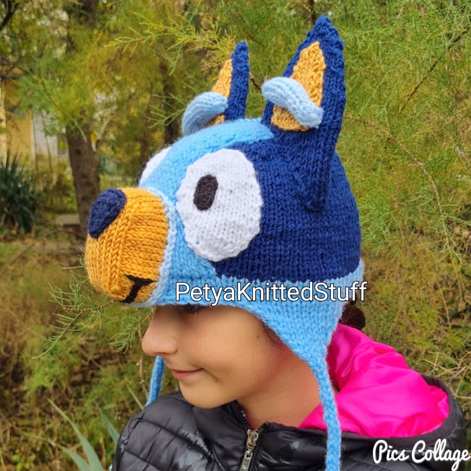 Bluey Inspired Hat Blue Dog Hat Dog Hat Etsy