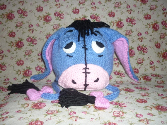 Eeyore Inspired Hat Winnie the Pooh Hat 