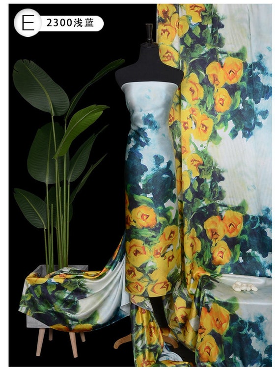 printed pure silk dress material Women's Brown Silk Jacquard Dress Material