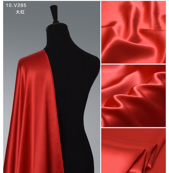 pure silk dress fabric Fabric Mart Direct Upholstery Fabric Silk, Blood Red Silk Fabric, 100 Pure Silk Fabric Silk Dress Fabric, 5 Continuous Yards Pure Raw Silk Fabric Online, 41" width 100% Pure Silk Fabric by