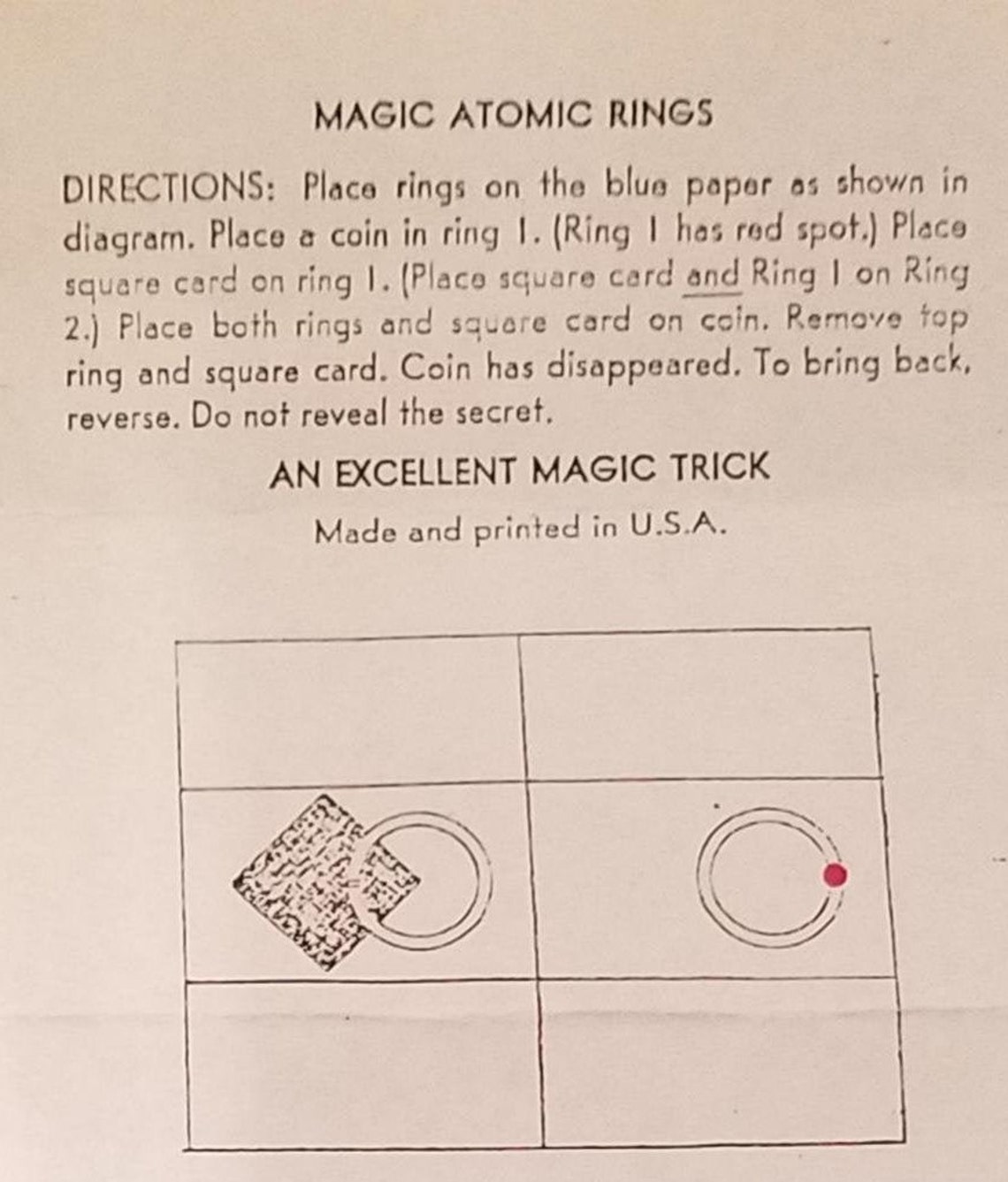 Beginners Magic Disappearing Coin Trick Etsy UK