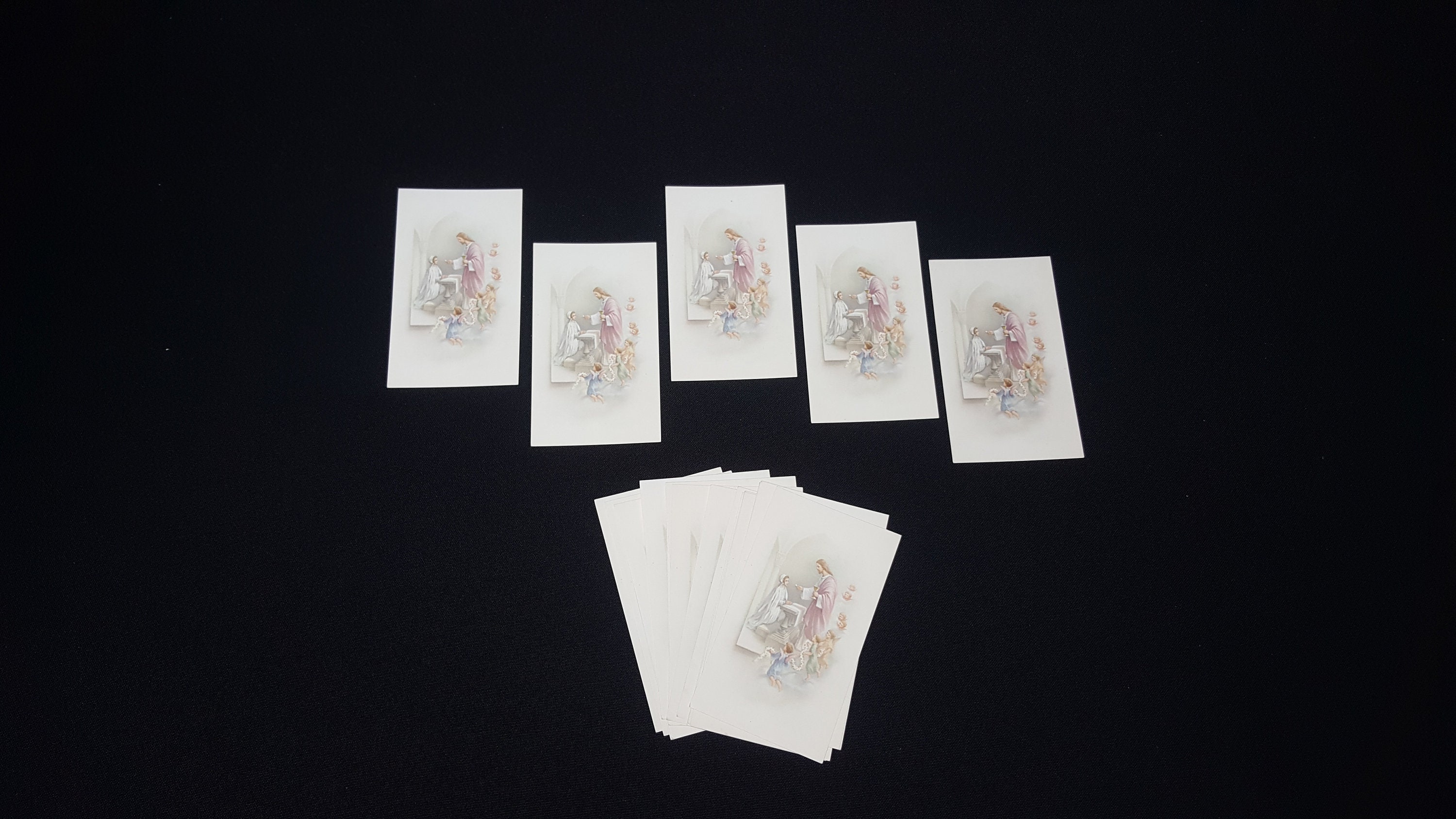 Cartes de Première Communion, Image Pieuse, Objet Culte Chrétien, Images Anciennes