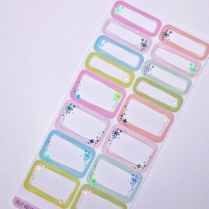 JOLLY HOLLY ミックスボックス 箔押し機能ステッカー 箔押しカラーチョイスプランナー必需品