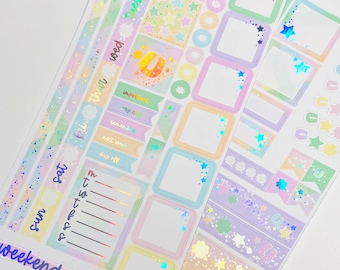 OH SO LUCKY Hobonichi Weeks Kit pegatinas del planificador pegatinas frustradas