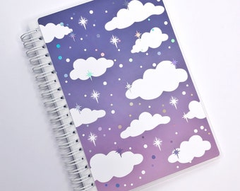 Head In The Clouds  Reusable Sticker album  5&quot;x7&quot;