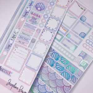 MERBABE  HOBONICHI Weeks Kit  planner stickers  foiled stickers