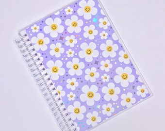 FLOWER POWER - Daisy Reusable Sticker album - 5"x7"